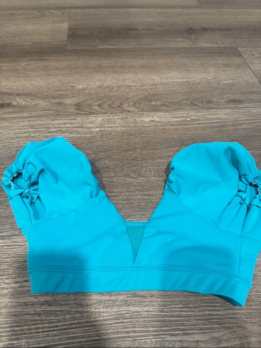 Tiger Friday Turquoise Blue Girls Dance Top